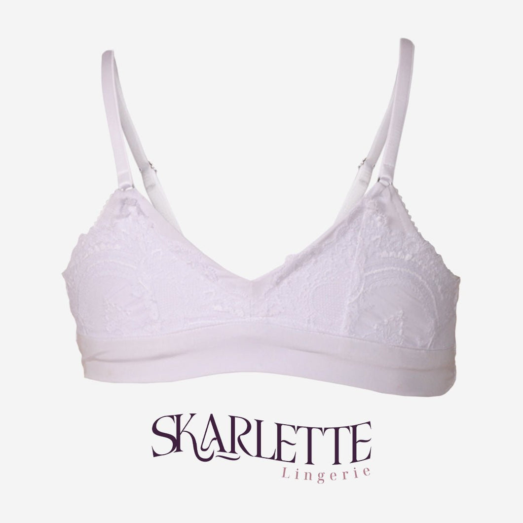 (Bra) White Kathryn Skarlette - Skarlette Limited