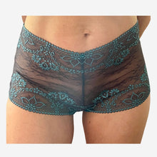 Load image into Gallery viewer, Heather Teal Knicker - Skarlette Limited
