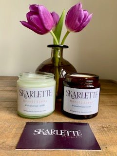 Rapeseed Wax & Essential Oil Skarlette Aromatherapy Candle - Skarlette Limited